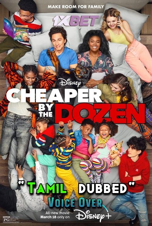 Cheaper by the Dozen (2022) Tamil [Voice Over] Dubbed WEBRip download full movie